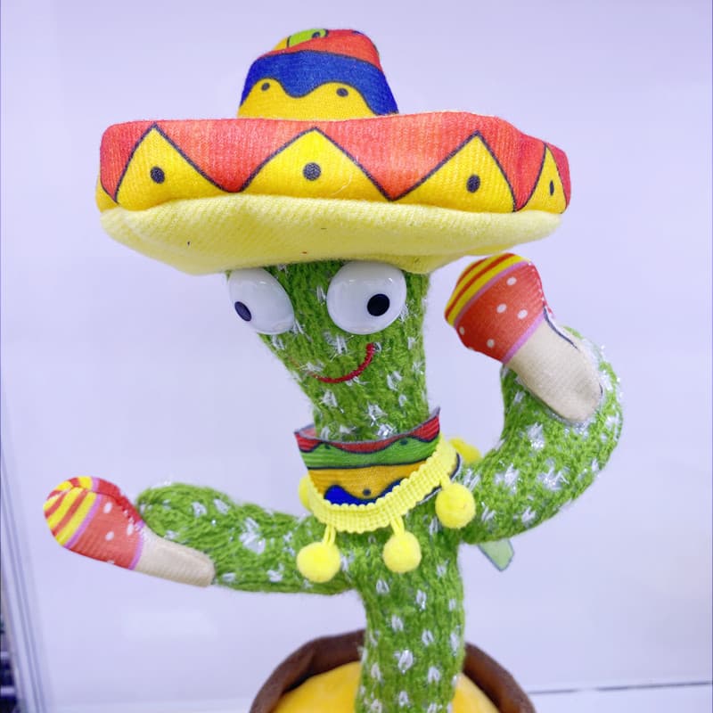 Tiktok-Style Cactus Costume Accessories Influencer Dancing Cactus Instrument Trumpet Special Straw Hat Scarf Clothes