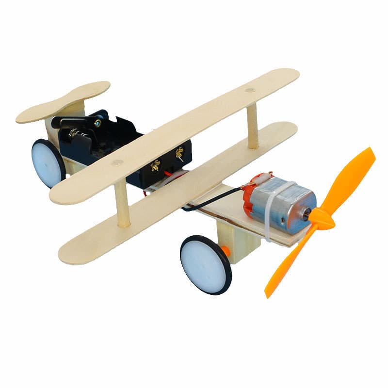 diy technology small production electric sliding aircraft handmade small invention student science experiment material popular science model