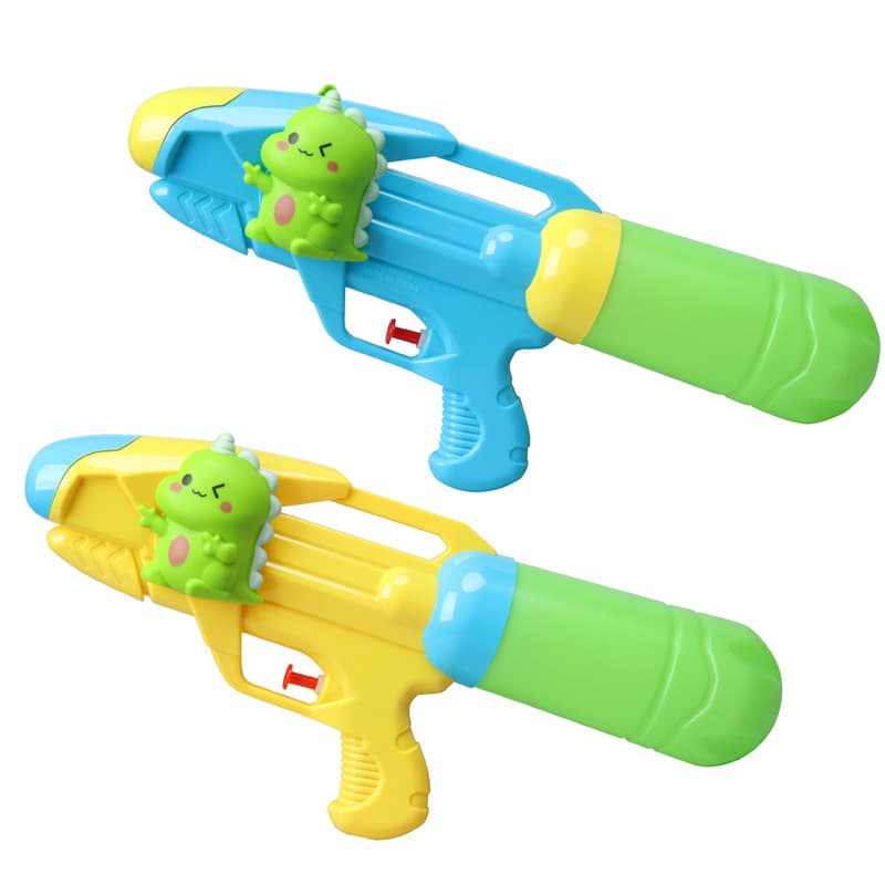 Children's Traditional Classic Pressing Water Gun Toy Single and Double Sprinkler Pull-out Water Gun Water Play Toy Boys and Girls