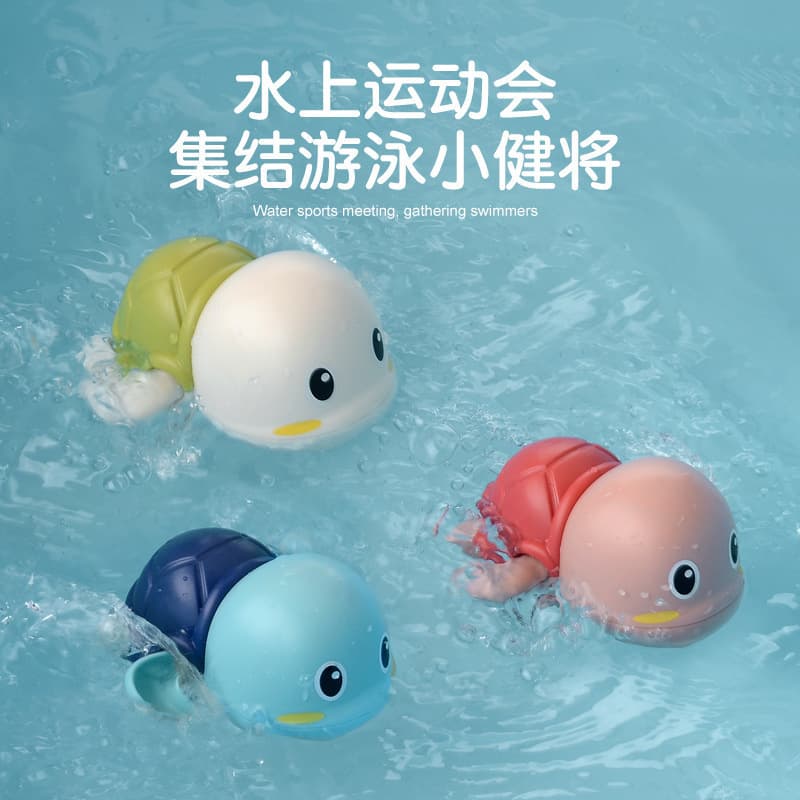 Baby Bath Toys, Kidsren's Water Play, Cute Duck Swimming, Baby Kids Playing in Water, Little Duck, Little Turtle, Boys and Girls