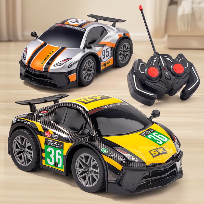 Children's Remote Control Car Toy Electric Racing Sports Car High Speed Drift Rechargeable Simulation Boy Gift Wholesale