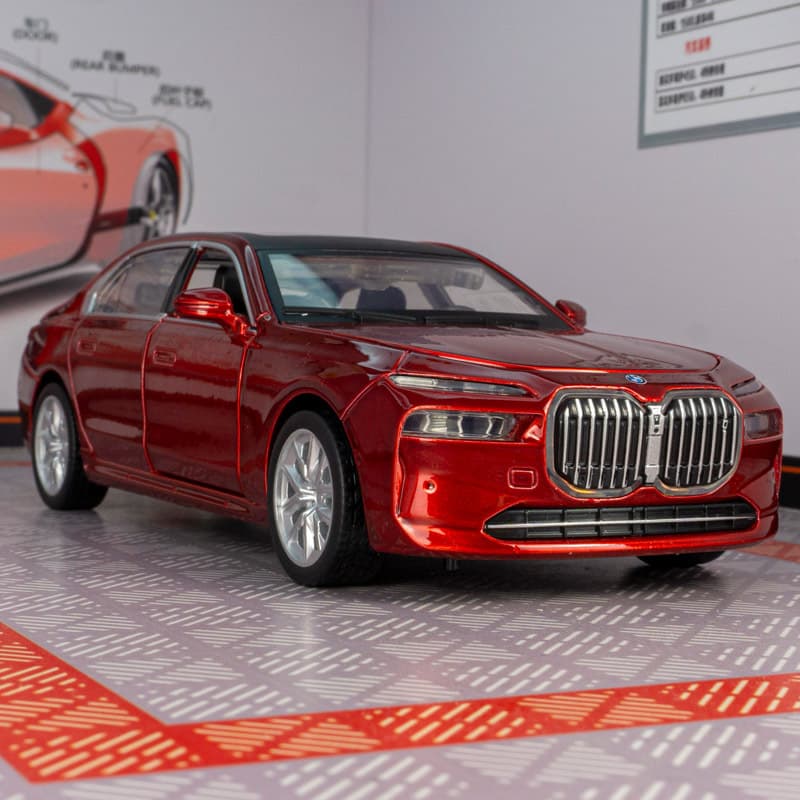 Cai Po 88738 Simulation I7 Alloy Car Model Ornaments 3 Open Door Boys Huili Metal Acousto-Optic Toy Car