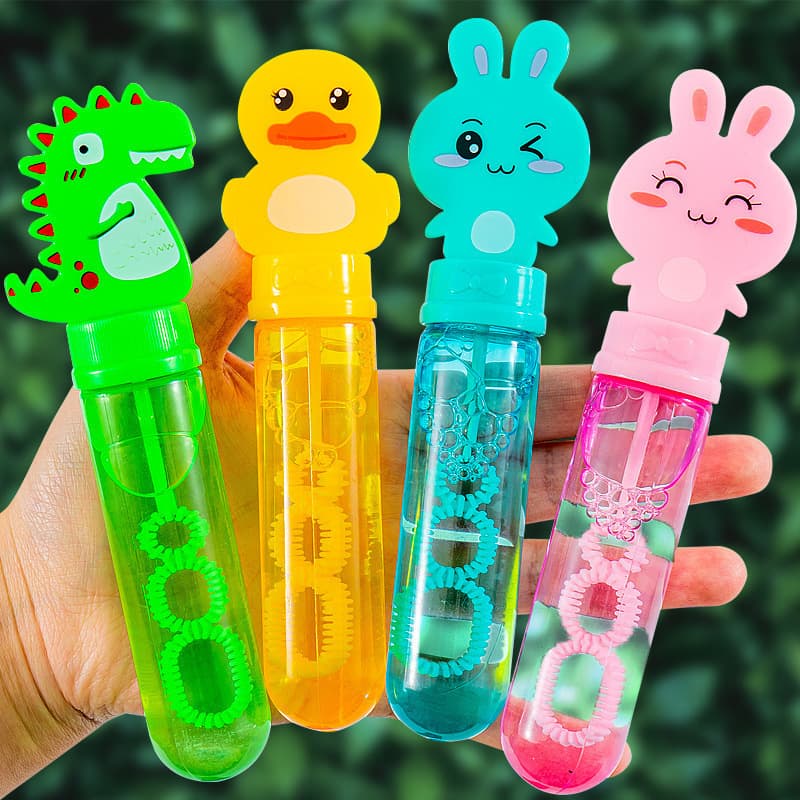 Bubble toy children's bubble stick adorable rabbit blowing bubble yellow duck bubble device bubble stick wholesale stall cartoon