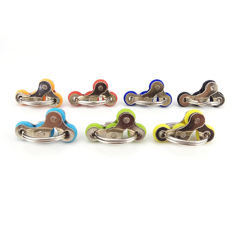 Cross-border vent decompression chain toy Key Ring Fidget fingertip Key Ring buckle wholesale Amazon