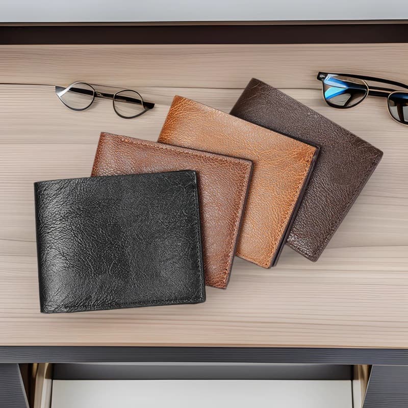 Cross-Border New Men's Wallet Multi-Card Slot Casual Retro Wallet Large Capacity Leather Wallet Coin Purse Factory Wholesale