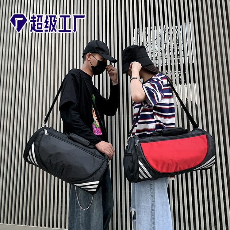 Cross-Border Supply Large-Capacity Portable Cross-Body Shoulder Bag Yoga Bag Women's Swimming Bag Dry and Wet Separation Sports Fitness Bag