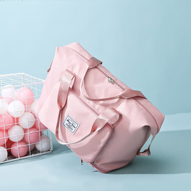 Foldable Large-Capacity Travel Bag Dry and Wet Separation Swimming Yoga Fitness Bag Student Business Trip Short-Distance Luggage Bag