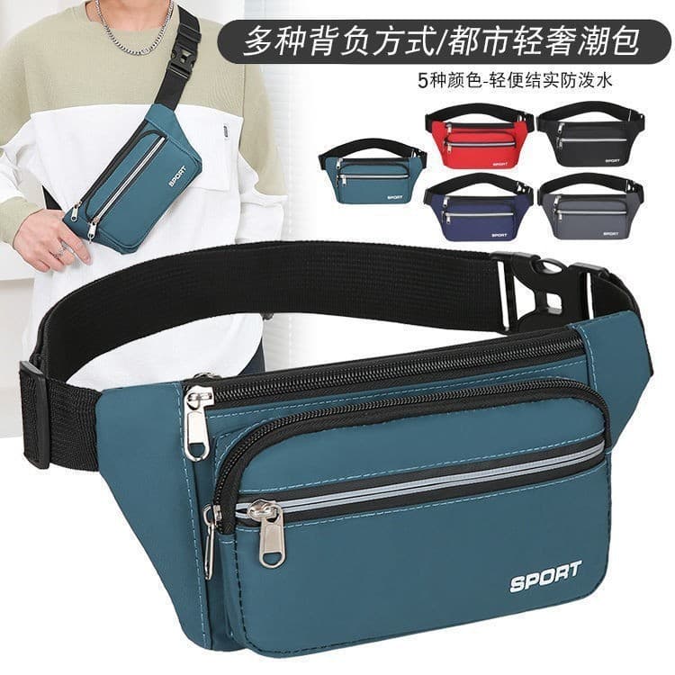 Mobile Phone Waist Bag for Men Working on the Construction Site Multifunctional Large-Capacity Belt Bag for Men Waterproof and Wear-Resistant Work Wallet