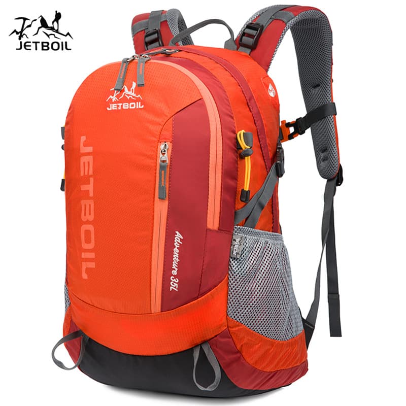 Jebot Outdoor Mountaineering Sports Bag Travel Nylon Student Schoolbag Waterproof Hiking Camping Ultra Light Backpack