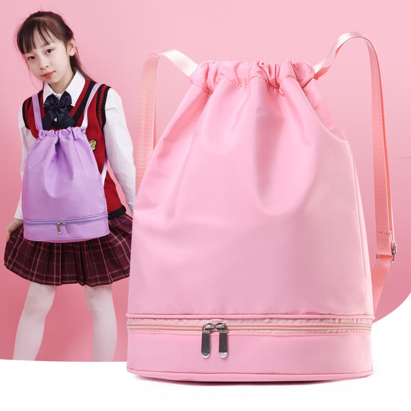 Dry and Wet Separation Gym Bag Children's New Shoes Sports Swimming Bag Backpack Outdoor Lightweight Travel Backpack