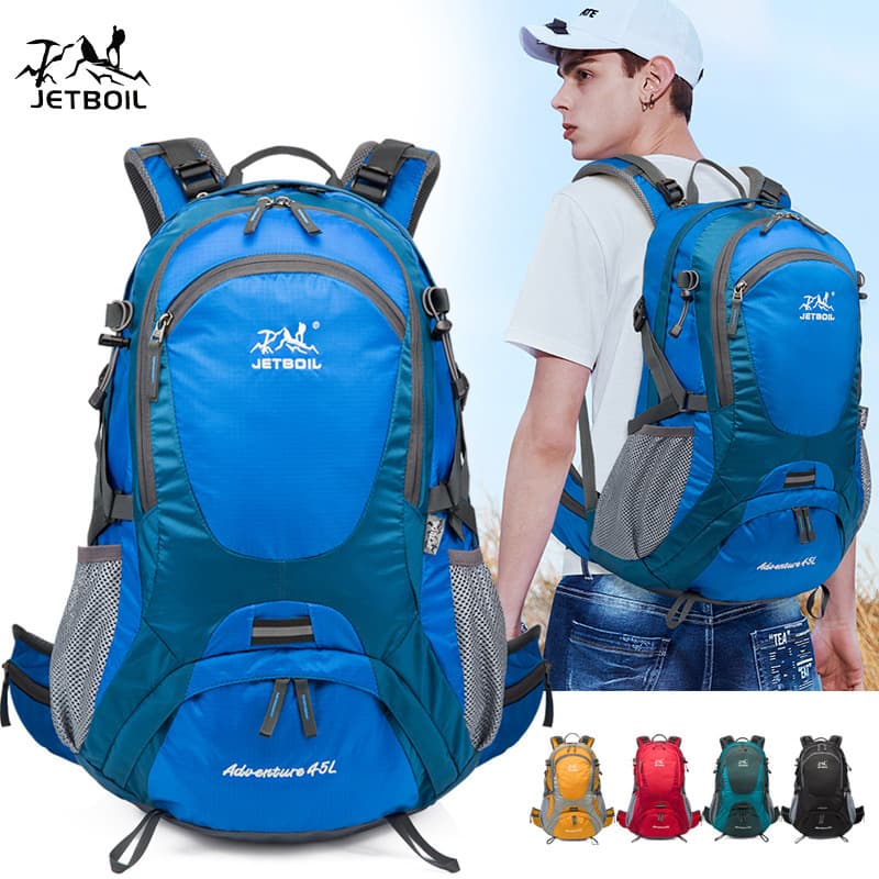 Backpack Large Capacity Simple Leisure Sports Outdoor Sports Backpack Multi-functional Adventure Travel Mountaineering Bag Cross-border