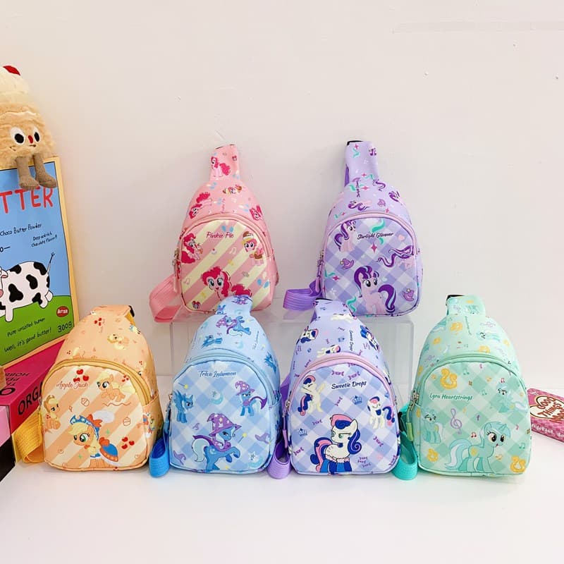 2024 New Children's Bag Boys and Girls Cartoon Printed Coin Purse Outdoor Casual Crossbody Bag Fashion Chest Bag