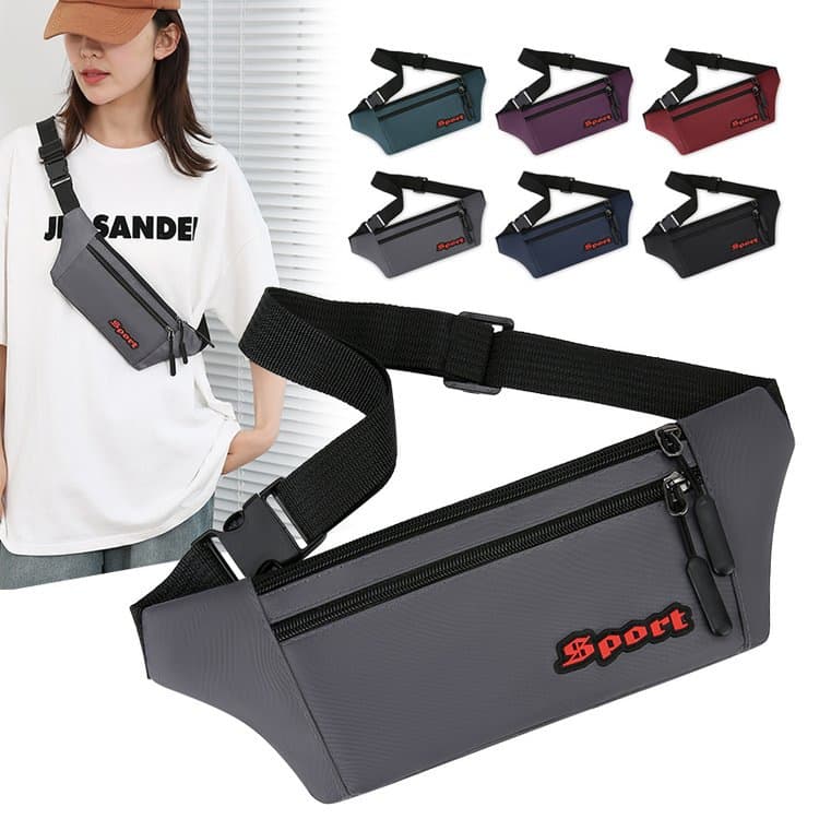 New Bag Crossbody Bag Women's Fashionable Multifunctional Men's Shoulder Bag Outdoor Sports Chest Bag Mobile Phone Waist Bag Men's Bag