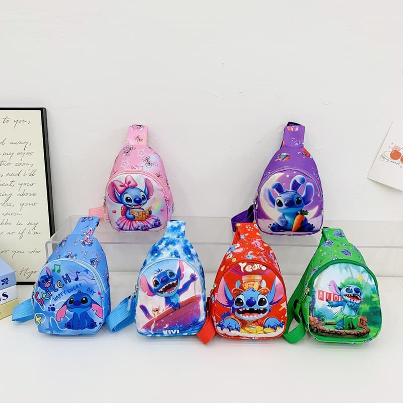 Fashion Casual Children's Crossbody Bag New Casual Niche Boys and Girls Chest Bag Travel Coin Purse Cross-Border