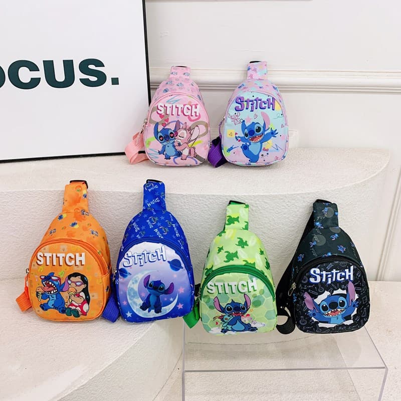 Fashion New Children's Cartoon Chest Bag Waist Bag Versatile Crossbody Bag Travel Lightweight Coin Purse Storage Bag Cross-Border