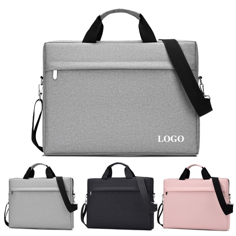Wholesale tablet computer bag 15-inch 16-inch laptop shoulder bag computer portable briefcase official bag printed logo