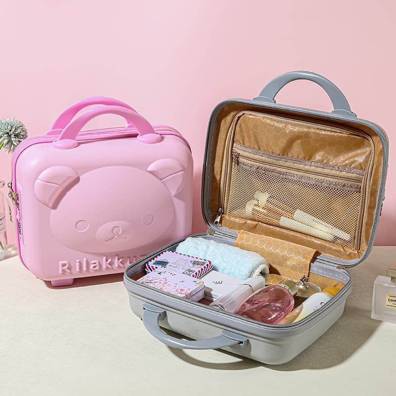 Suitcase Luggage Cosmetic Case 14inch Cartoon Cute Bear Password Box Children's Mini Souvenirs Wholesale