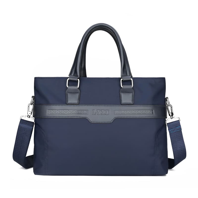 New in stock Men's Portable Briefcase Large Capacity Commuter Shoulder Crossbody Bag Office Business Documents Computer Bag