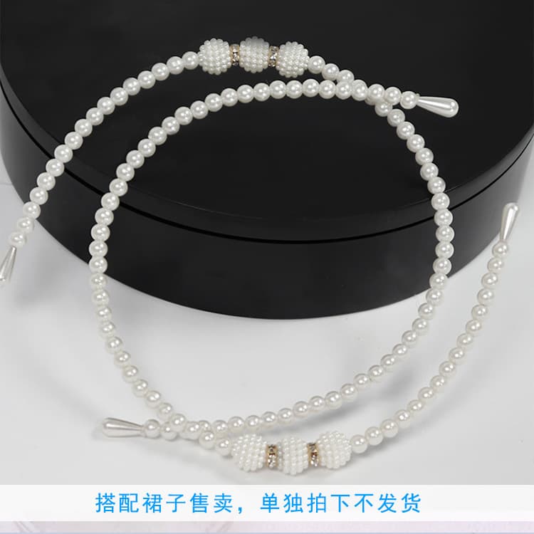 [Pearl Hairpin] Children's Pearl Hairpin Headwear Casual Hair Hoop White Girls Accessories Elegant Hairpin