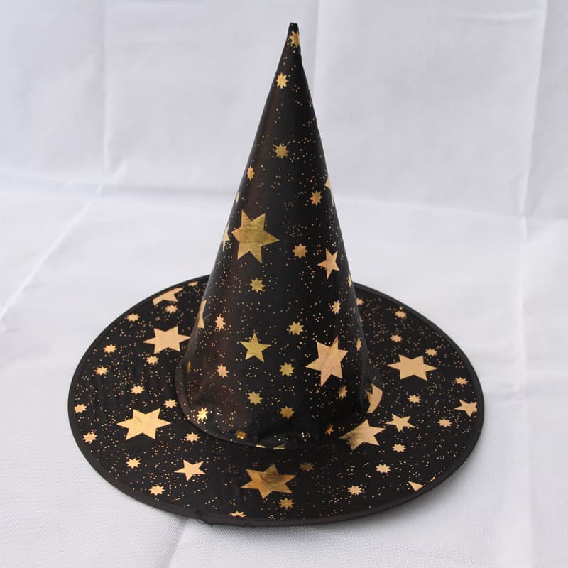 Halloween Hat Kidsren Adult Stage Props Five-Star Magician Hat Masquerade Witch Hat Tutu Skirt