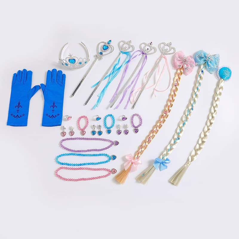 Factory Children's Frozen Crown Magic Wand Set Princess Aisha Girls' Hairband Accessories Girls' Accessories