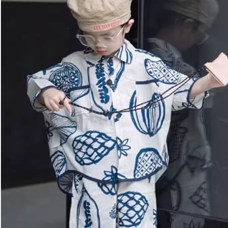 Boys' Short-Sleeve Shirt 2026 New Stylish Half-Sleeve Summer Thin Shirt Trendy Children's Hong Kong Style Streetwear Top