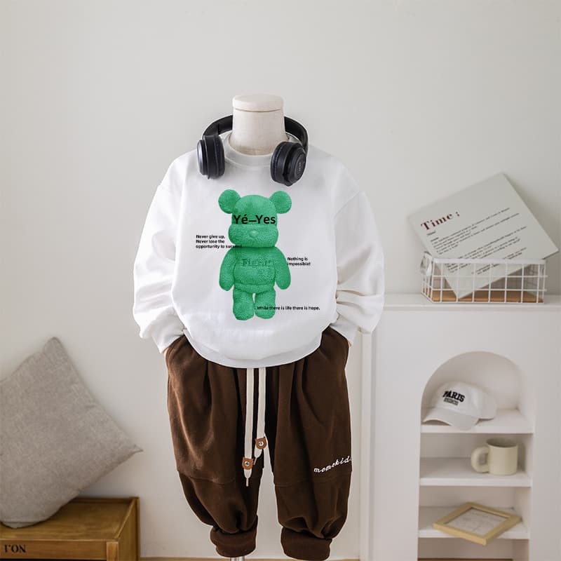 Trendy Children's Sweatshirts for Boys 2026 Spring and Autumn New Styles for Older Children, Girls and Boys Stylish Fashionable Tops Wholesale