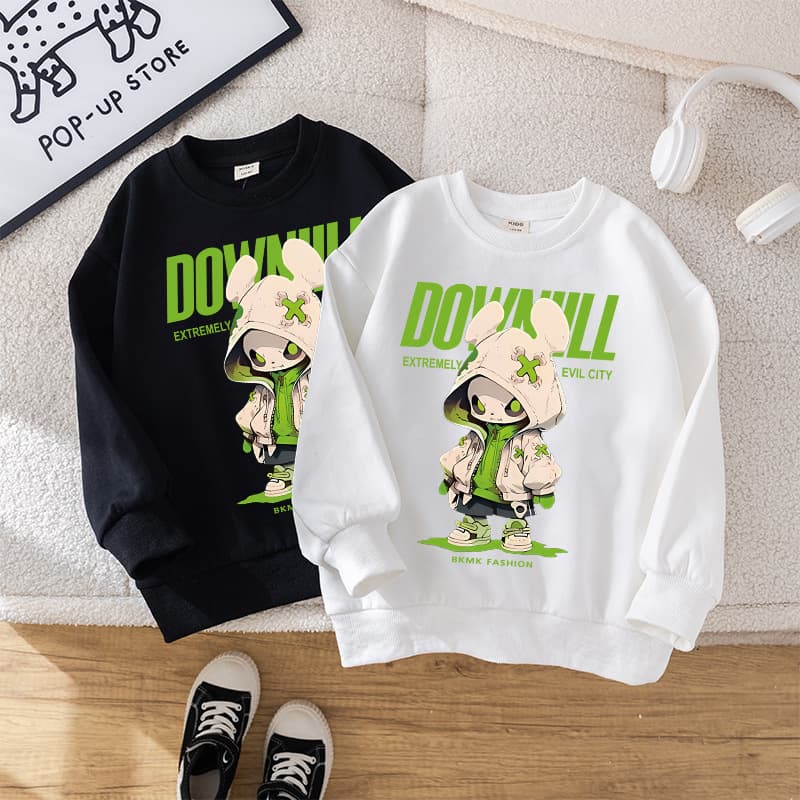 Trendy brand children's sweater spring and autumn new handsome boy long sleeve middle and large children's leisure fashionable western style jacket wholesale