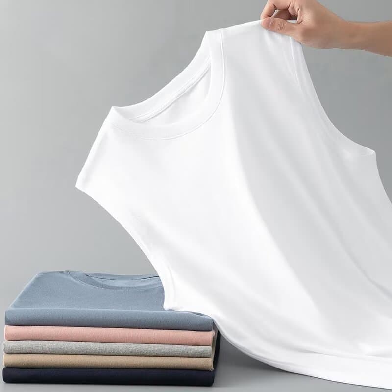 美式无袖背心男装2025夏季新款韩版宽松潮流运动休闲无袖T恤坎肩