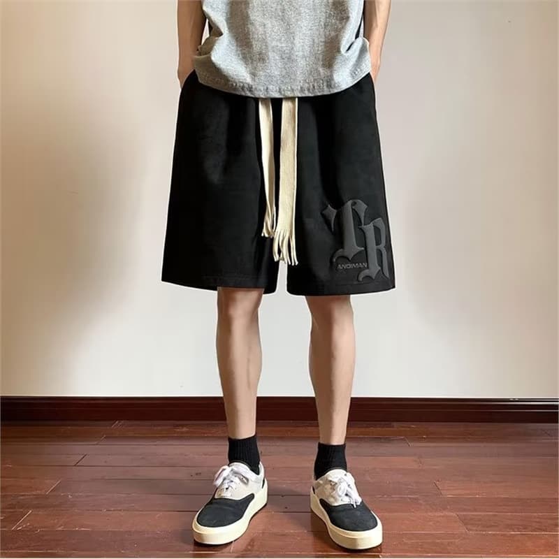 New Men's Summer American High Street Loose Versatile Basketball Sports Casual Shorts Ins Student Knee-Length Shorts