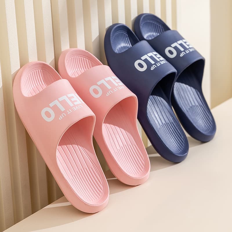 Summer slippers wholesale eva thick bottom shit feeling indoor home non-slip bathroom bath deodorant home slippers