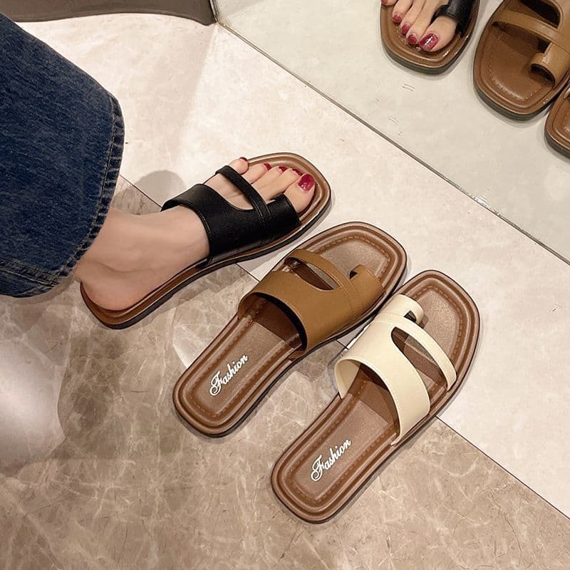 2025 New Summer Flip-Flops for Women, Retro Simple Flip-Flops, Roman Sandals, Fashionable Outdoor Sandals