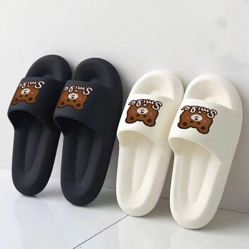 Thick-Soled Slippers That Feel Like Stepping on Shit, Women's Summer Indoor Bathroom Non-Slip Household Couple Slippers, Men's Trendy Outdoor Wear