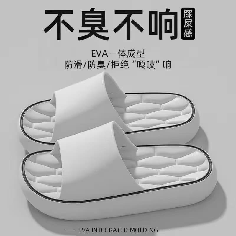 Couple's Classy Thick-Soled Sandals for Women, Summer Outdoor Wear, Simple Home Use, Bathroom Bathing Non-Slip Slippers for Men