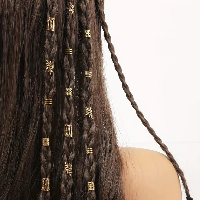 Sample DIY Accessories Dreadlock Jewelry Hair Accessories Hair Rings Hair Extensions Hair Ties European and American Cross-Border Women's High-End Style