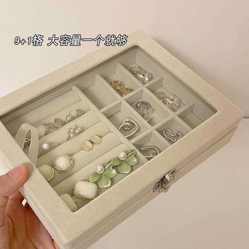 Professional high-grade jewelry jewelry matching gift box PE gift box flannel gift box storage gift exquisite