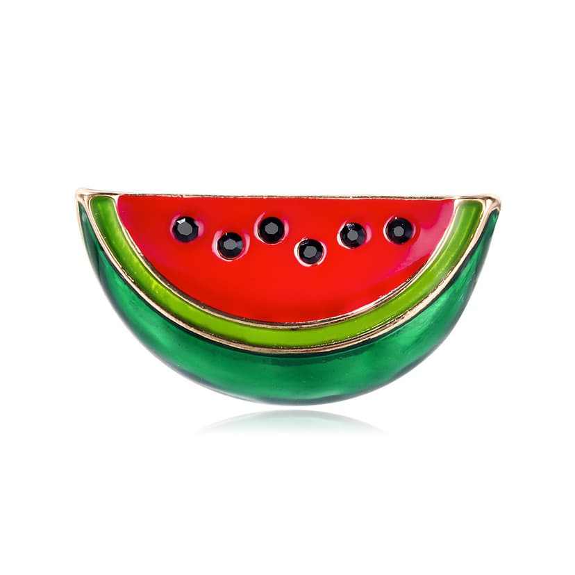 Factory supply Korean fashion personality alloy drop oil fruit corsage fashion creative watermelon cartoon brooch