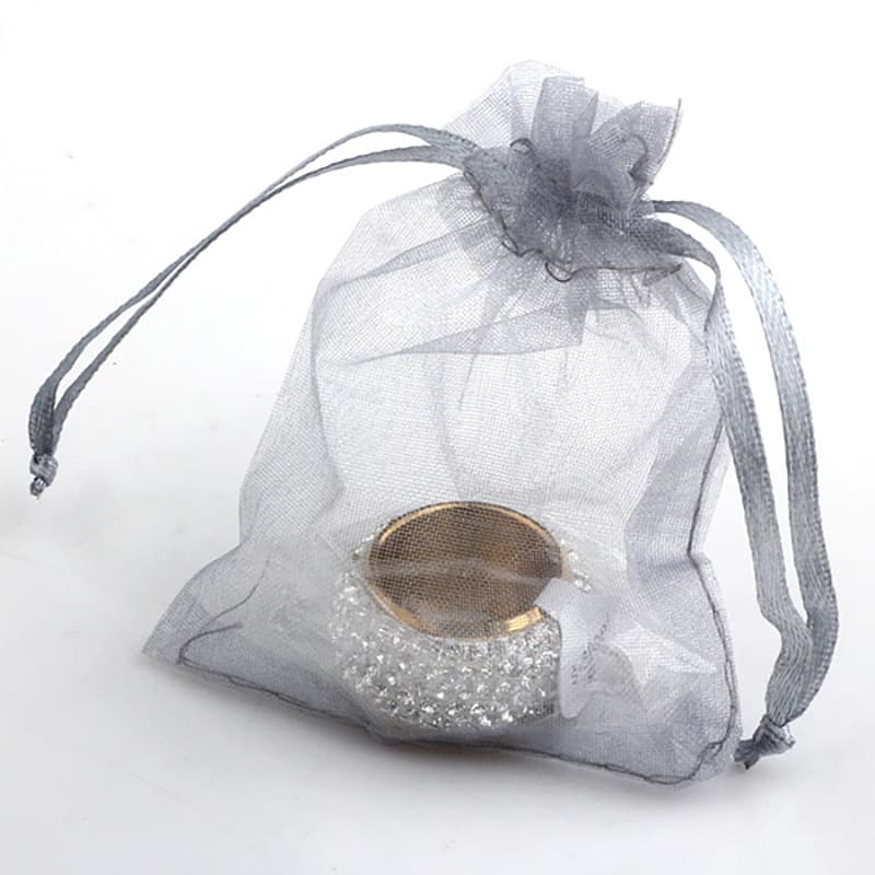 Jewelry bag wholesale multi-color optional chiffon hot stamping yarn bag jewelry bundle bag packaging bag factory direct sales