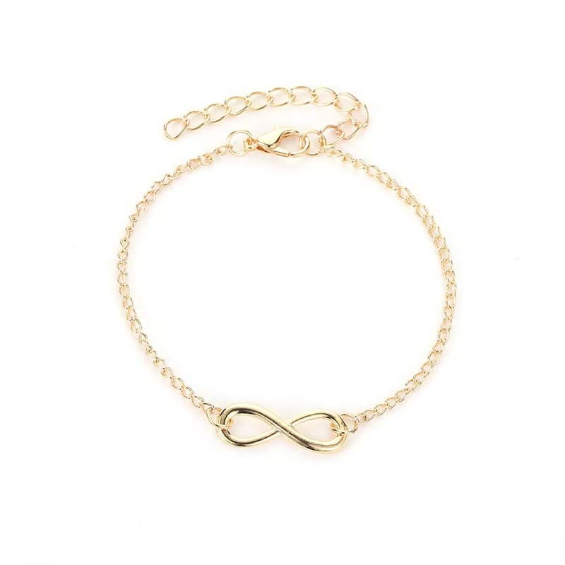 European and American Export Jewelry, Simple Good Luck Number 8 Bracelet, Summer Fashion Bracelet, Cool Style Bracelet