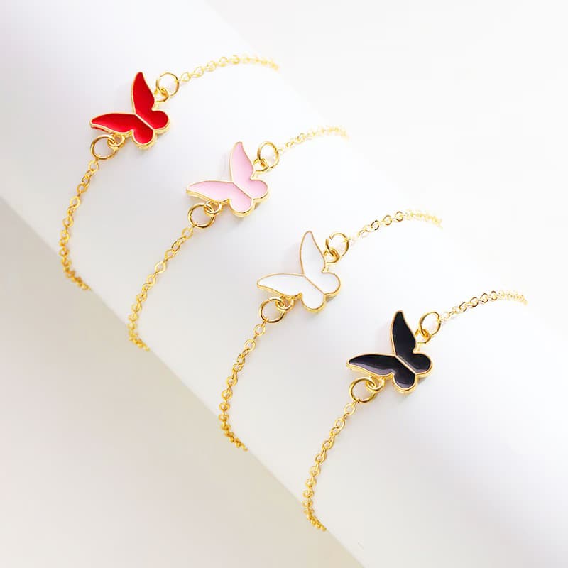 Europe and the United States cross-border hot jewelry fashion bracelet simple Joker butterfly bracelet watch accessories in stock direct wholesale