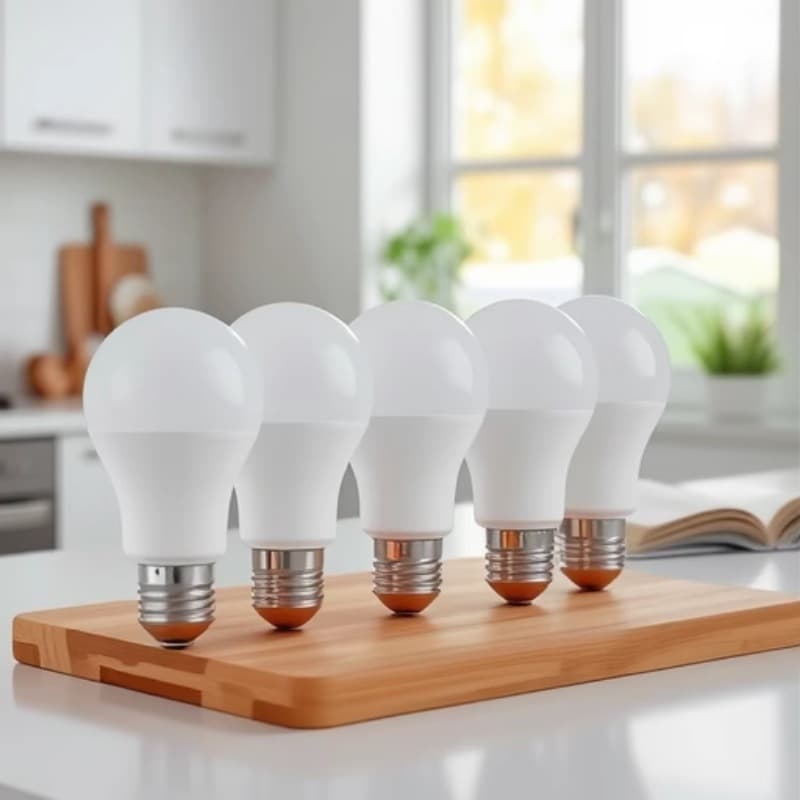 A bubble e27 screw led bulb energy-saving lamp chandelier household lighting white yellow warm light tricolor dimming A60 light source